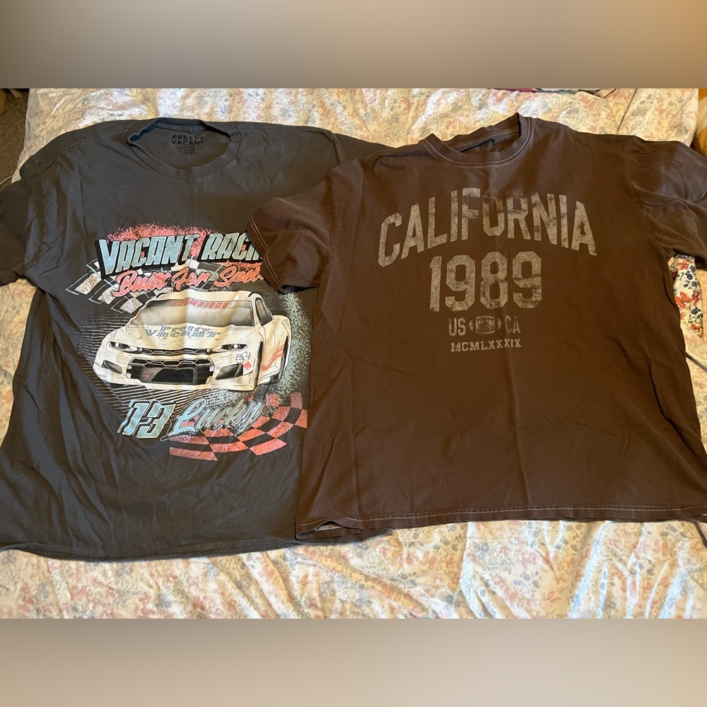Graphic T-Shirts - Racing and California 1989